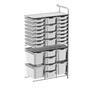 Gratnells Callero Tall Flexi Store Adder Unit  16.9x39.4x64in