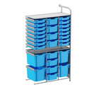 Gratnells Callero Tall Flexi Store Adder Unit  16.9x39.4x64in