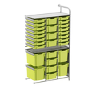 Gratnells Callero Tall Flexi Store Adder Unit  16.9x39.4x64in