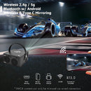 Proyector portátil AAXA P6 Ultimate DLP, batería de 6 horas, duplicación inalámbrica, WiFi/BT