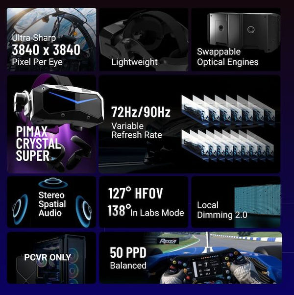あや【新品】Pimax Crystal Super 50PPD Purchase | Pimax Crystal Super – Pimax Store