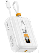 Banco de energía Pisen-Power Tiny 30W 10000mAh con cable doble