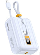 Banco de energía Pisen-Power Tiny 30W 10000mAh con cable doble