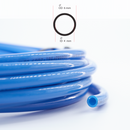 Polyurethane (PU) Pneumatic Tubing Blue, Roll 6mm x 4mm x 5m (16.4ft)