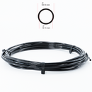 Polyurethane (PU) Pneumatic Tubing Black, Roll of 8mm x 5mm x 5m (16.4ft)