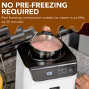 Whynter 1.28 Quart Automatic Ice Cream Maker with Built-In Compressor | ICM-128WS