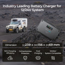 REGO 12V/24V 30A DC-DC Battery Charger