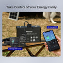 Batería de litio inteligente Renogy de 12 V y 100 Ah y módulo RENOGY one core y BT-2