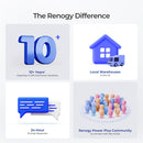 Batería de fosfato de hierro y litio Renogy de 24 V y 50 Ah