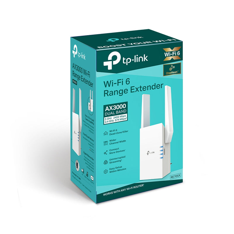 Extensor de rango Wi-Fi 6 Tp-Link AX3000