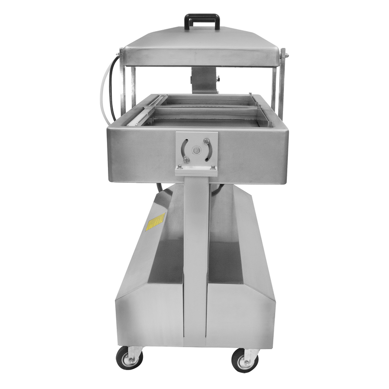 Reclinable Commercial Double Chamber Vacuum Sealer with 20” Seal Bars - 220v