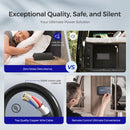 Inversor de batería de onda sinusoidal pura Renogy 12V 1KW 120V con interruptor de transferencia