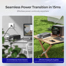 Inversor de batería de onda sinusoidal pura Renogy 12V 2KW 120V con interruptor de transferencia