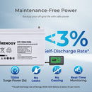 Kit solar completo Renogy de 400 W y 12 voltios con dos baterías AGM/LiFePO4 de ciclo profundo de 100 Ah