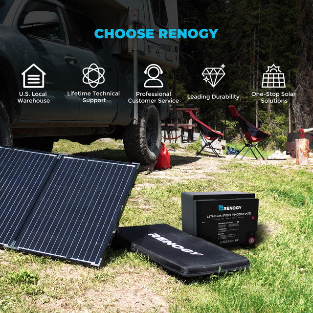 Renogy RNG-BATT-LFP-12-50 - Lithium-Iron Phosphate Battery 12 Volt 50Ah