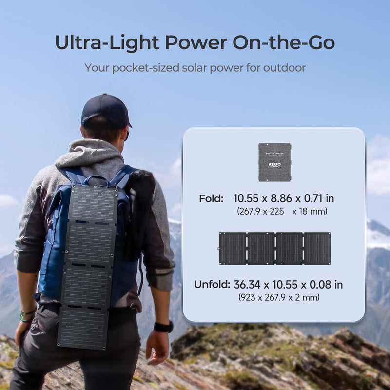 E.FLEX-SE 30W PRO Portable Solar Panel