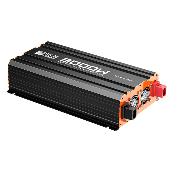 Rich Solar NOVA PURE MAX 3K | 3000 Watt (3kW) 24 Volt Industrial Pure Sine Wave Inverter