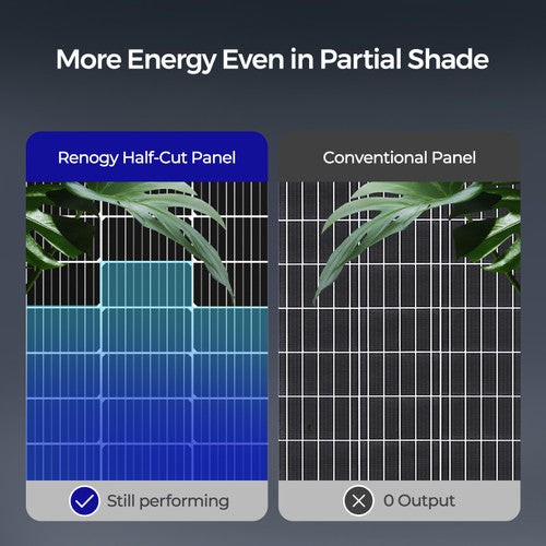 Renogy Bifacial 115 Watt 12 Volt Monocrystalline Solar Panel
