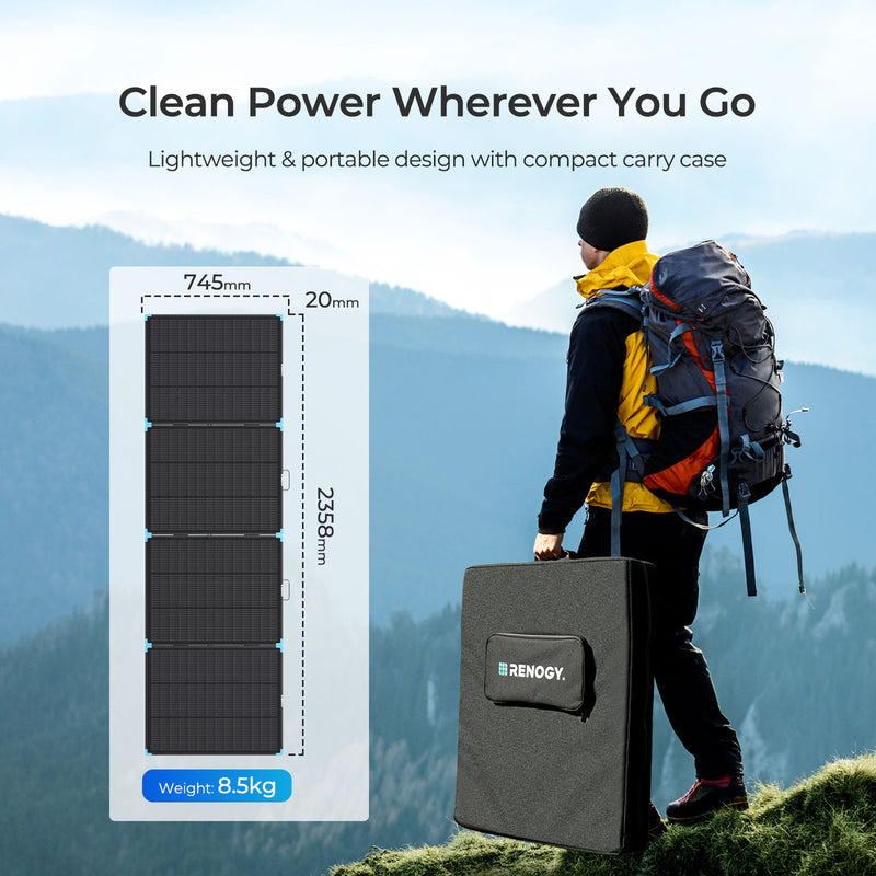 Renogy 300W N-type Portable Lightweight Solar Suitcase