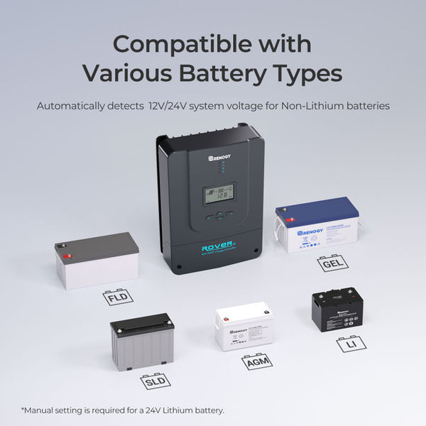 Renogy Rover Li 60 Amp MPPT Solar Charge Controller | Wellbots