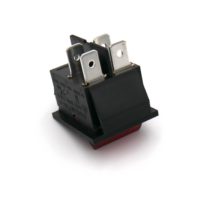 Red Rocker Switch