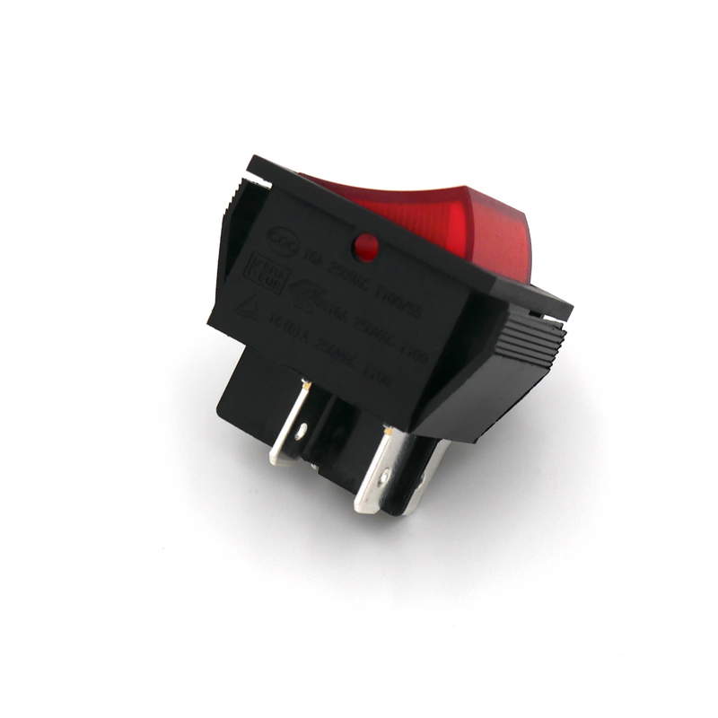 Red Rocker Switch