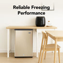 Whynter 2.1 Cu Ft Upright Freezer, Rose Gold | CUF-210SSG