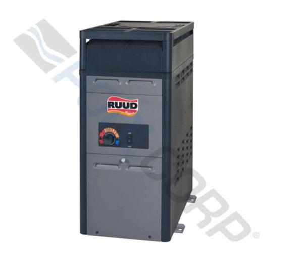 RUUD Natural Gas Pool Heater with Analog Ignition 105K BTU 0-5K