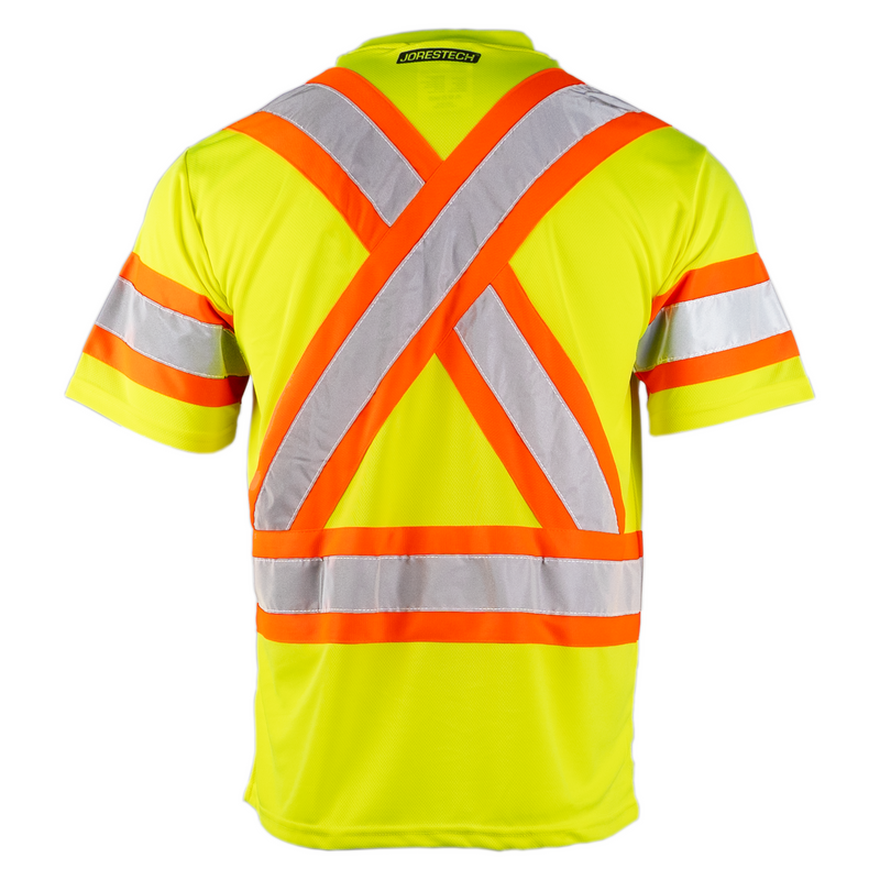 Hi-Vis X-Back Class 3 Reflective Two-Tone Safety Shirt