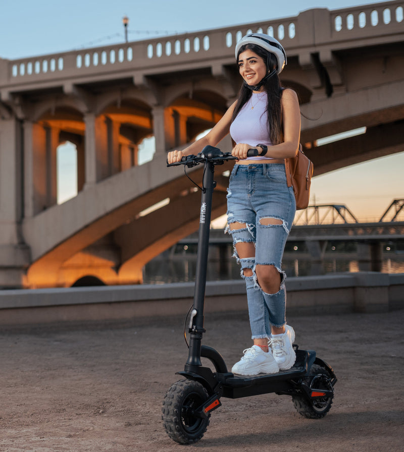 GlareWheel S12PRO Adult Commute Electric Scooter - Off Road