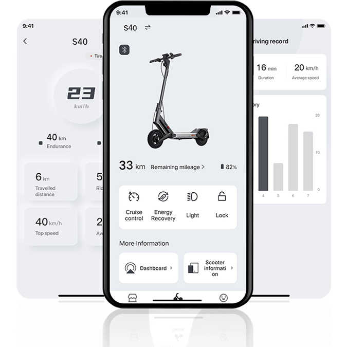 Patinete eléctrico Navee S40