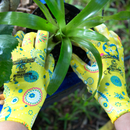 Safety Gardening Gloves with Nitrile Dipped Palms – Pack of 12