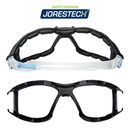 Safety Glasses for High Impact Protection with Foam Gasket
