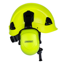 Safety Helmet System with Removable Earmuffs