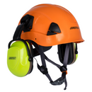 Safety Helmet System with Removable Earmuffs