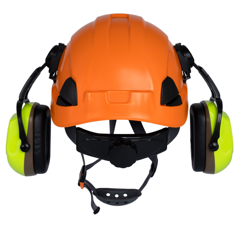 Safety Helmet System with Removable Earmuffs