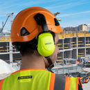 Safety Helmet System with Removable Earmuffs
