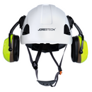 Safety Helmet System with Removable Earmuffs