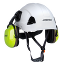 Safety Helmet System with Removable Earmuffs