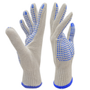 Safety Knitted Multi-Purpose Gloves with Anti-Slip PVC Dotted Palms – Pack of 12