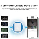 Cámaras de seguridad solares AOSU inalámbricas para exteriores (kit de 4 cámaras C8E-4H)