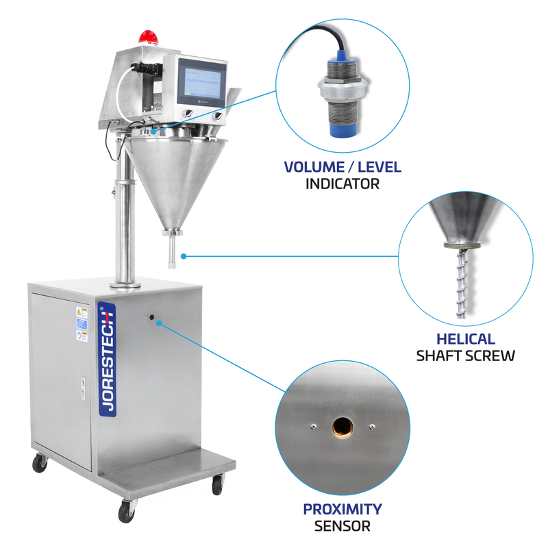 Semi-Automatic Auger Powder Filler- 20 ml