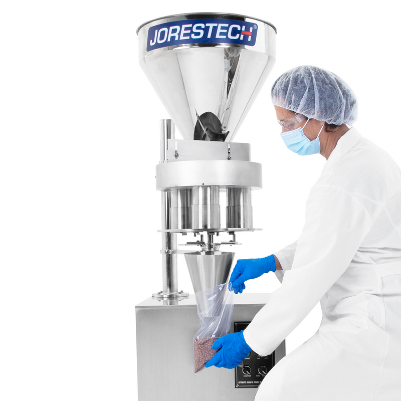 Semi-Automatic Volumetric Filler for Free-Flowing Products – 500 ml