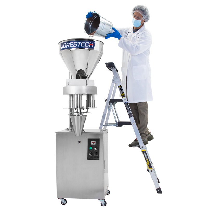 Semi-Automatic Volumetric Filler for Free-Flowing Products – 500 ml
