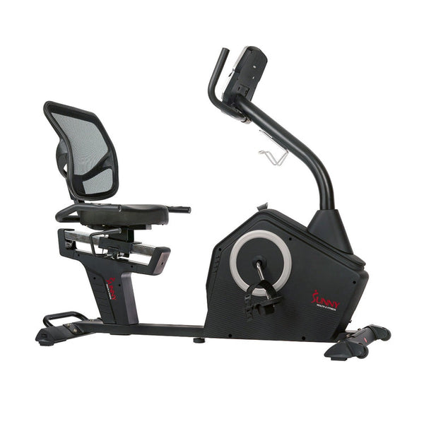 Sunny Health & Fitness Programmable Recumbent Bike - SF-RB4850