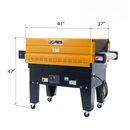 Shrink Wrapping Heat Tunnel with Mesh Belt – 9” X 15”