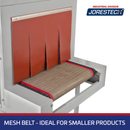 Shrink Wrapping Heat Tunnel with Mesh Conveyor and Cooling Fans - 15" x 21"