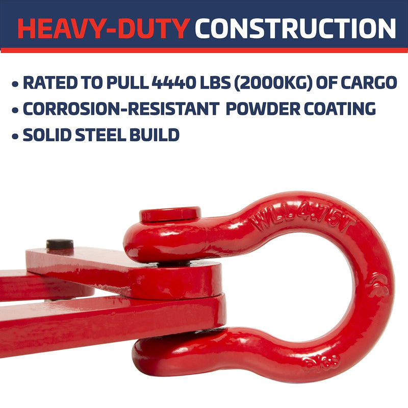 Single Scissor Pallet Puller Clamp – 4400 Lbs. (2000 Kg)