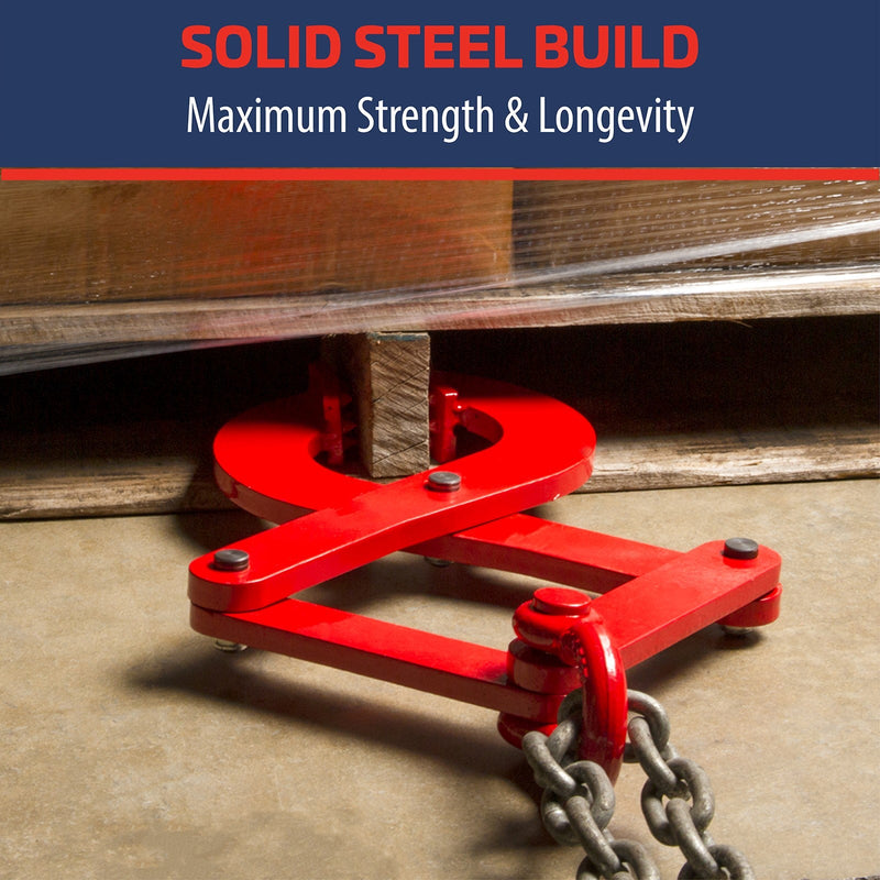 Single Scissor Pallet Puller Clamp – 4400 Lbs. (2000 Kg)