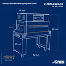 Stainless Steel Shrink Wrapping Heat Tunnel 17.5" x 10"